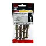 4 x TIMCO Shield Anchors Loose Bolt Gold - M8:40L (M8 x 90)