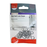 Pair of - TIMCO Ball Link Chains Sink Chrome - 12"