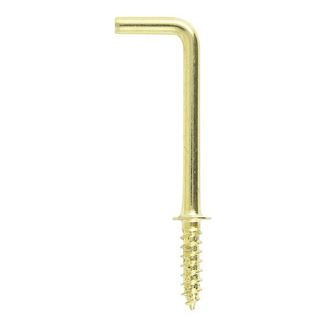 16 x TIMCO Cup Hooks Square Electro Brass - 25mm