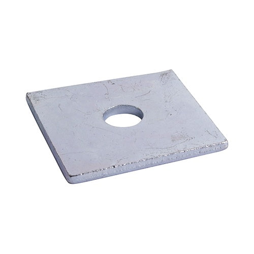 30 x TIMCO Square Plate Washers Silver - M10 x 50 x 50 x 3