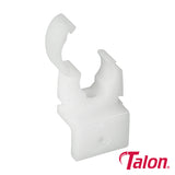 100 x Talon EZ Joist Pipe Clips White - 15mm