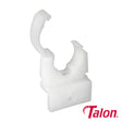 100 x Talon EZ Joist Pipe Clips White - 22mm