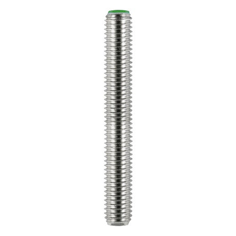 5 x TIMCO Threaded Bars A2 Stainless Steel - M6 x 1000