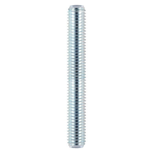 10 x TIMCO Threaded Bars Grade 4.8 Silver - M6 x 300