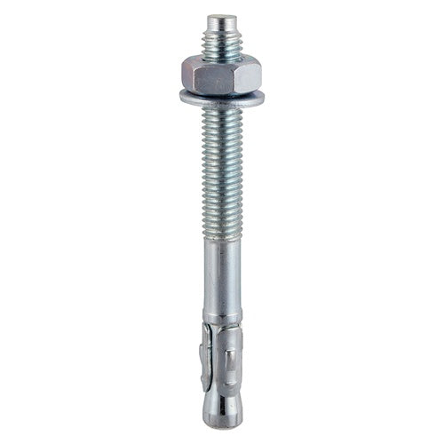 50 x TIMCO Throughbolts Silver - M8 x 100