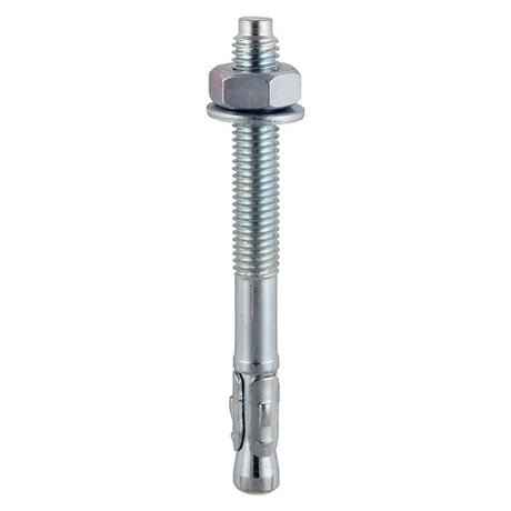 50 x TIMCO Throughbolts Silver - M8 x 130