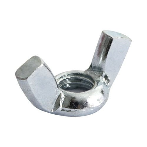 200 x TIMCO Wing Nuts Silver - M8