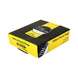 100 x TIMCO Yellow Plastic Plugs - 25mm