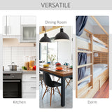 HOMCOM Foldable Dining Table Drop-Leaf Folding Desk Side Console with Storage Shelf for Kitchen,Dining Room