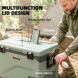 Outsunny 42.5L Compressor Car Fridge Freezer, Camping Refrigerator with App Control, 20C-20C