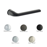 Forme Milly Lever Door Handle on Concealed Round Rose - Urban Bronze - Set