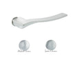 Forme Olimpia Lever Door Handle on Concealed Round Rose - Satin Chrome - Set