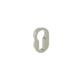 Forme Concealed Rose Euro Escutcheons Round - Satin Nickel - Pair