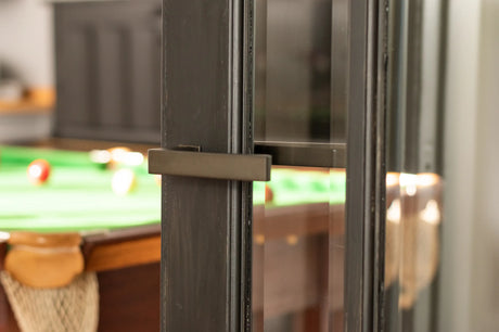 Forme Asti Lever Door Handle on Concealed Square Rose - Matt Black - Set