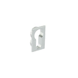 Forme Concealed Rose Euro Escutcheons Square - Polished Chrome - Pair