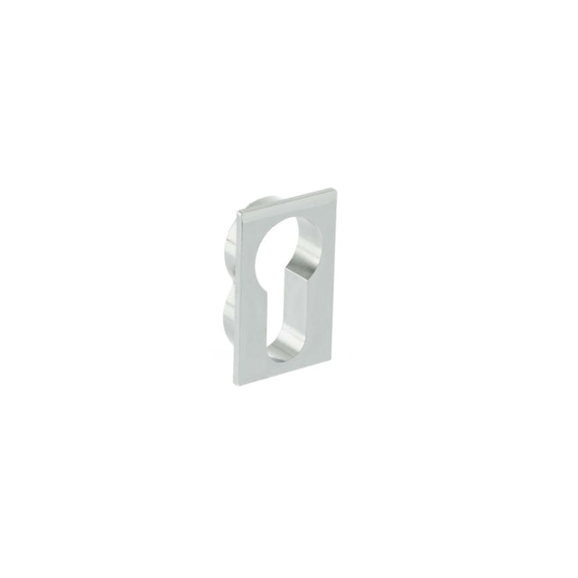 Forme Concealed Rose Euro Escutcheons Square - Polished Chrome - Pair