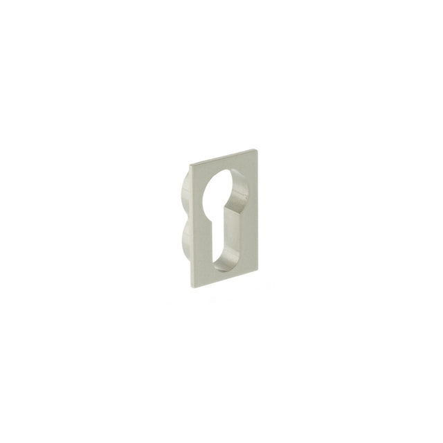 Forme Concealed Rose Euro Escutcheons Square - Satin Nickel - Pair