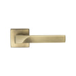 FLASH LEVER ON CONCEALED FIX SQUARE ROSE BGO (BRUSHED BRONZE MATT) - BRUSHED BRONZE MATT - PAIR