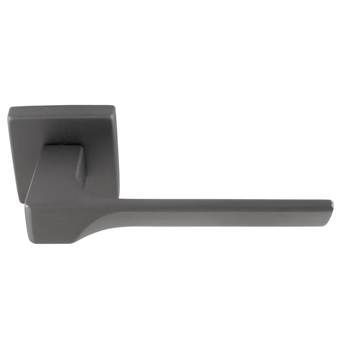 FLASH LEVER ON CONCEALED FIX SQUARE ROSE ANT (ANTHRACITE) - Anthracite - PAIR