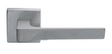 FLASH LEVER ON CONCEALED FIX SQUARE ROSE CSA (SATIN CHROME) - SATIN CHROME - PAIR