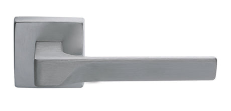 FLASH LEVER ON CONCEALED FIX SQUARE ROSE CSA (SATIN CHROME) - SATIN CHROME - PAIR