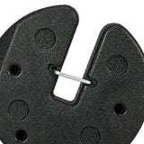 Outsunny Total 12KG Gazebo Weights Set of 4, Weights for Gazebo Legs with Reinforce Pins and Carry Belt, for Canopies Tents