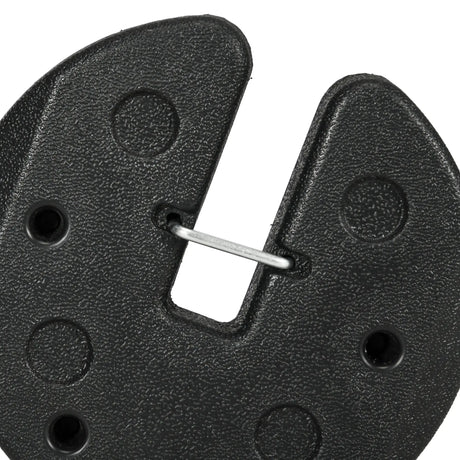 Outsunny Total 12KG Gazebo Weights Set of 4, Weights for Gazebo Legs with Reinforce Pins and Carry Belt, for Canopies Tents