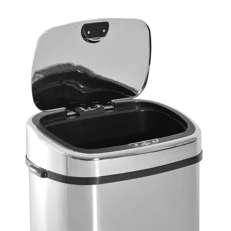 HOMCOM 68L Sensor Dustbin Stainless Steel Automatic Kitchen Waste Bin Silver