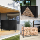 4 Feet/5 Feet/6 Feet/8 Feet Firewood Storage Log Rack-8 Feet