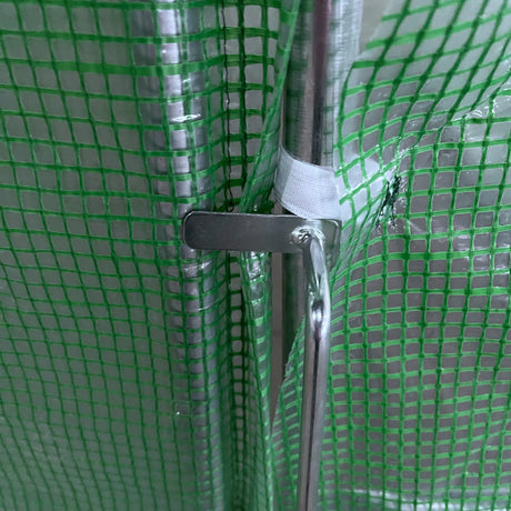 Outsunny Reinforced Walk in Polytunnel Greenhouse, 4x3x2 m