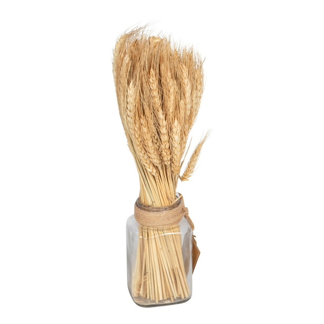 Dried Barley Bouquet in Glass Jar 40cm