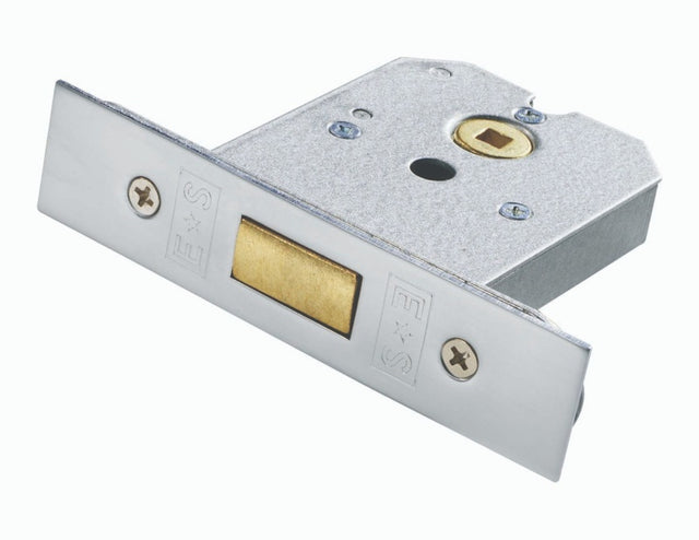 FLAT DEAD 76MM - SATIN CHROME - EACH