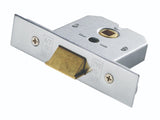FLAT LATCH 64MM - SATIN CHROME - EACH