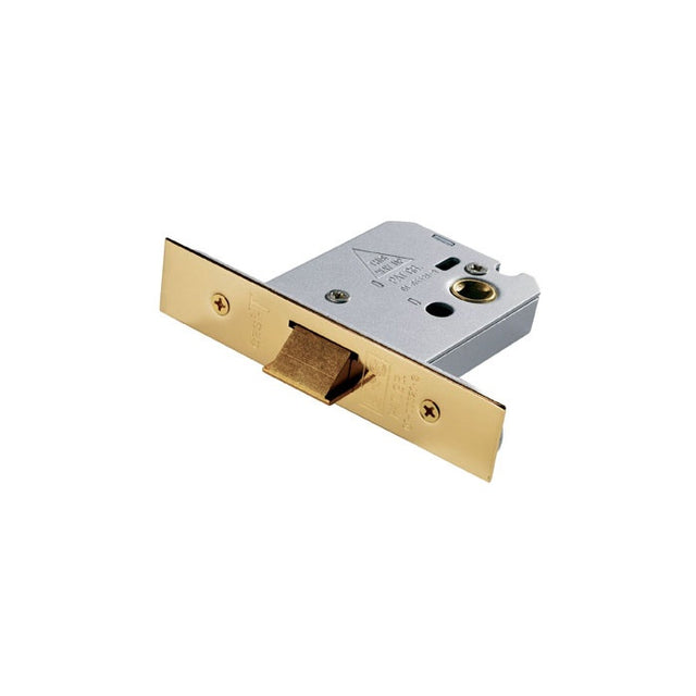FLAT LATCH 76MM - ELECTRO BRASSED - EACH