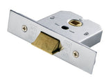 FLAT LATCH 76MM - SATIN CHROME - EACH
