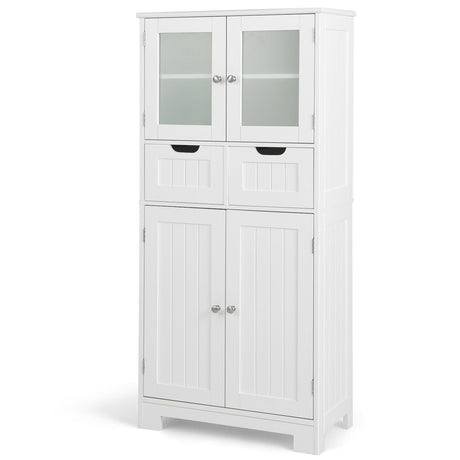 5-layer Freestanding Floor Cabinet for Bath