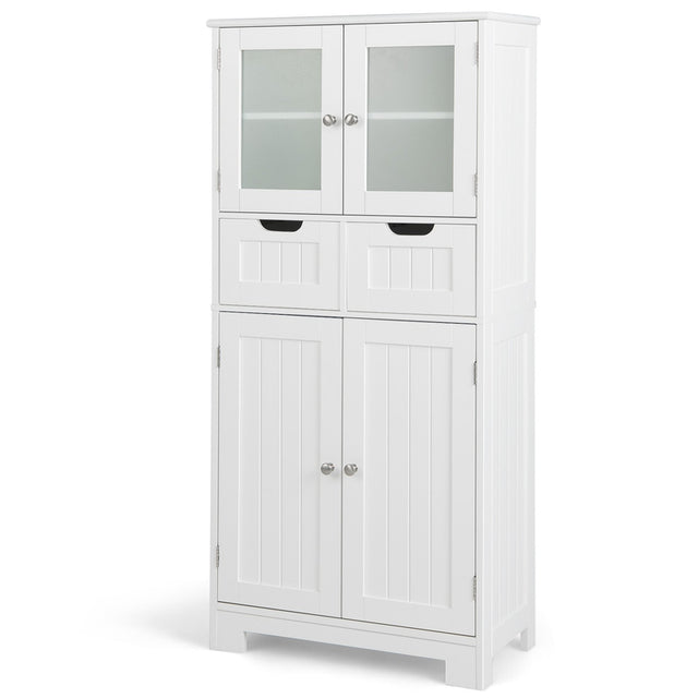 5-layer Freestanding Floor Cabinet for Bath