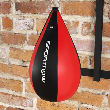 SPORTNOW Wall Mounted Speed Bag Platform, Height Adjustable Punching Bag, Training Kit