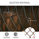 HOMCOM 126cm 3-Panel Metal Folding Fireplace Screen Heat Flame Protective Guard Child Pet Home Spark Barrier Surround w/ Mesh Pattern