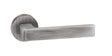 LIMITED EDITION Forme Asti Lever Door Handle on Minimal Round Rose - Urban Graphite - Set