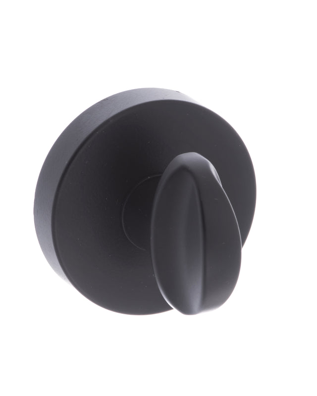 CleanTouch Anti-Bac WC Turn and Release on Minimal Round Rose - Matt Black - Each