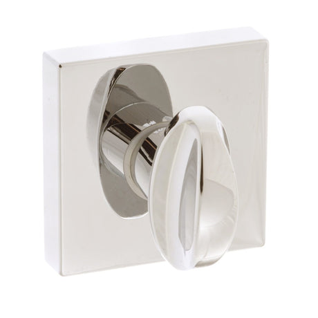 Forme WC Turn and Release on Minimal Square Rose - Polished Nickel - Each