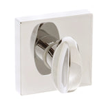 Forme WC Turn and Release on Minimal Square Rose - Polished Nickel - Each