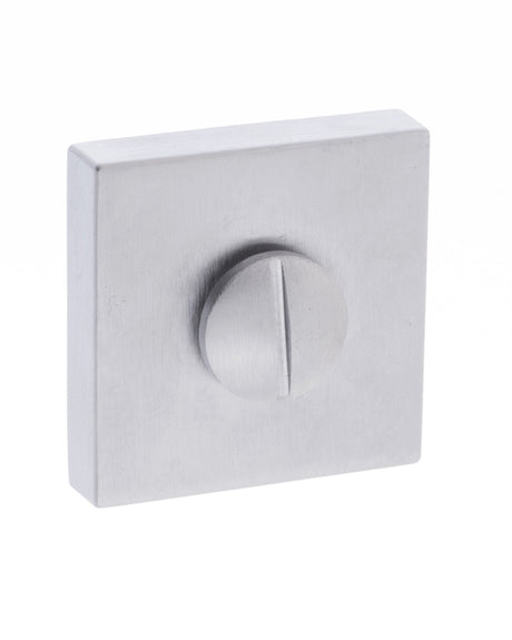 CleanTouch Anti-Bac WC Turn and Release on Minimal Square Rose - Satin Chrome - Each