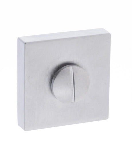 CleanTouch Anti-Bac WC Turn and Release on Minimal Square Rose - Satin Chrome - Each