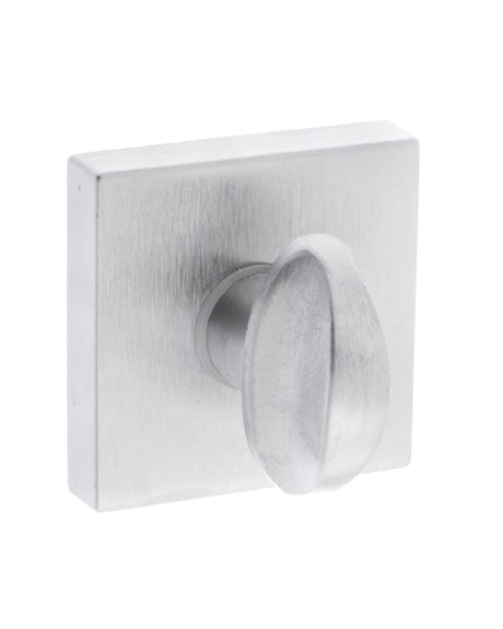 CleanTouch Anti-Bac WC Turn and Release on Minimal Square Rose - Satin Chrome - Each