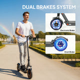 SPORTNOW Foldable Electric Scooter with 350W Motor, Up to 25km/h