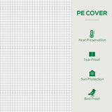 Outsunny Small Walk-in Garden Greenhouse with Steel Frame, Large Roll-up Door and Windows, 200Lx76Wx168Hcm, White