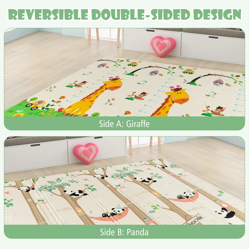 200 x 180 cm Extra Large Baby Floor Mat with Carry Bag-A