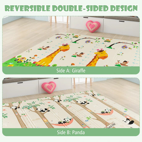 200 x 180 cm Extra Large Baby Floor Mat with Carry Bag-A